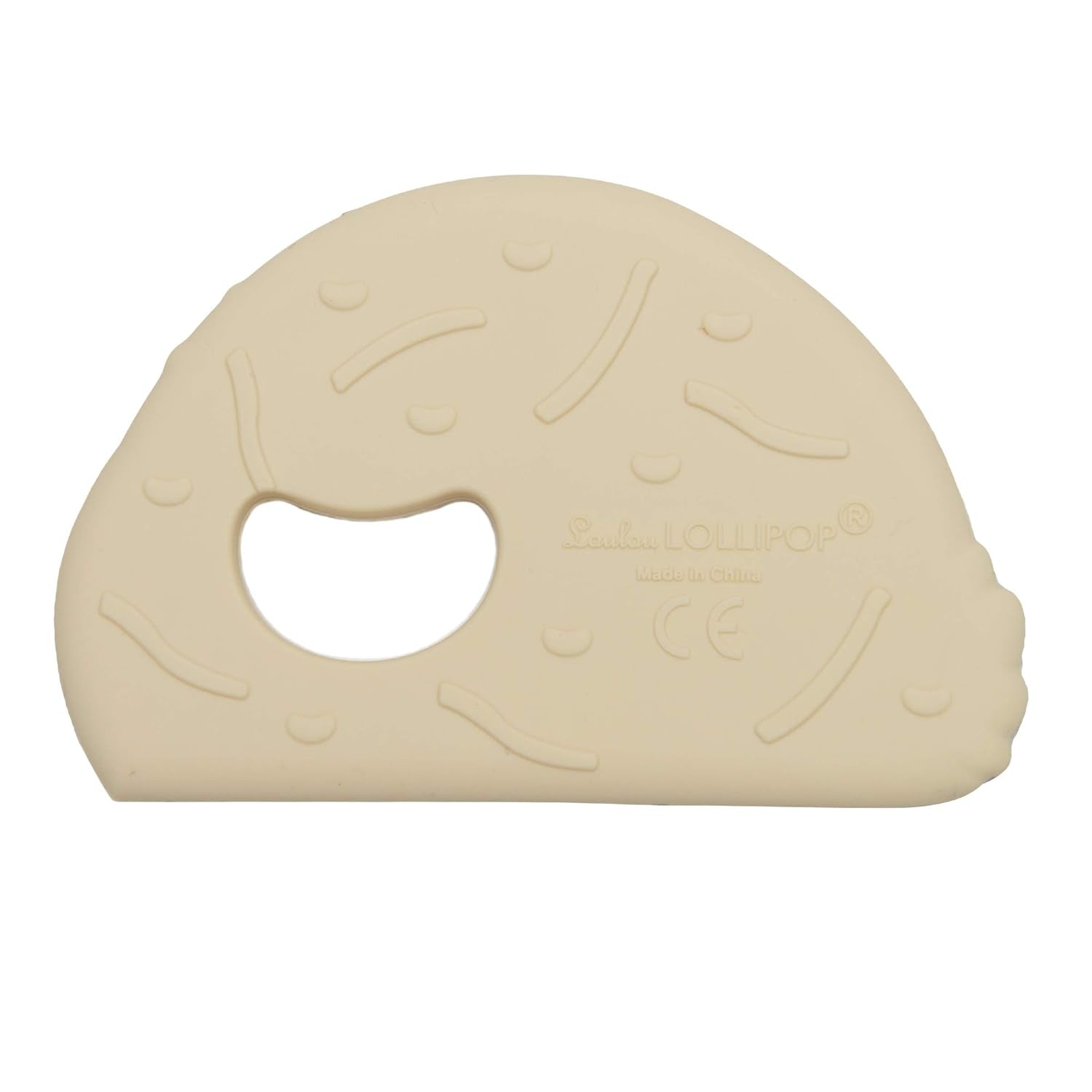 Loulou Lollipop Silicone Teether for Teething Baby Boy and Girl - Taco