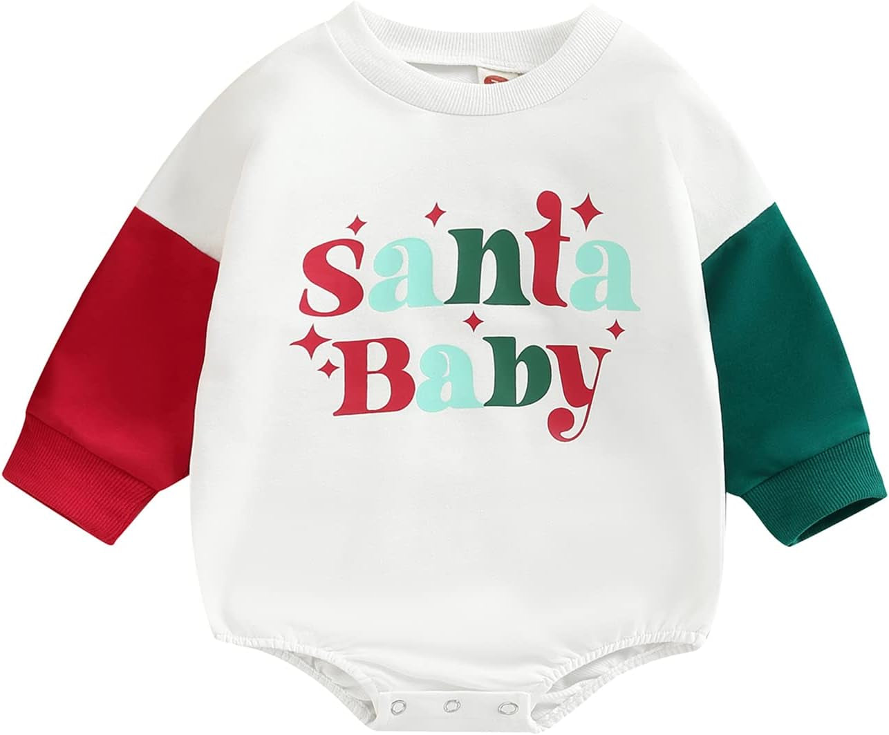 Bemeyourbbs Unisex Baby Crewneck Sweatshirt Oversized Sweater Romper Long Sleeve Shirts Fall Winter Outfit for Baby Boy Girl
